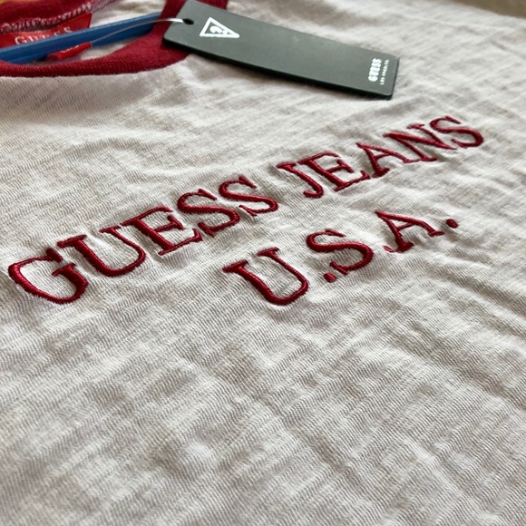 Embroidered Guess Crop Top - Picture 3 of 7